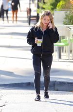 HILARY DUFF Out and About in Los Angeles 10/25/2016