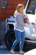 HILARY DUFF Out for Breakfast in Studio City 10/15/2016