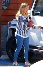 HILARY DUFF Out for Breakfast in Studio City 10/15/2016