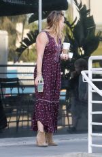HILARY DUFF Out for Coffee in Studio City 10/19/2016