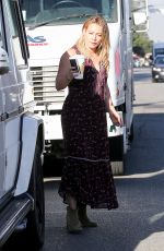 HILARY DUFF Out for Coffee in Studio City 10/19/2016