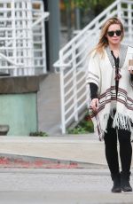 HILARY DUFF Out for Morning Coffee in Studio City 10/17/2016