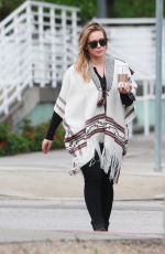 HILARY DUFF Out for Morning Coffee in Studio City 10/17/2016