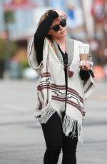 HILARY DUFF Out for Morning Coffee in Studio City 10/17/2016