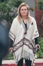 HILARY DUFF Out for Morning Coffee in Studio City 10/17/2016