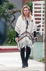 HILARY DUFF Out for Morning Coffee in Studio City 10/17/2016