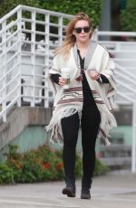 HILARY DUFF Out for Morning Coffee in Studio City 10/17/2016