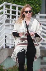 HILARY DUFF Out for Morning Coffee in Studio City 10/17/2016