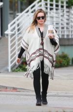 HILARY DUFF Out for Morning Coffee in Studio City 10/17/2016