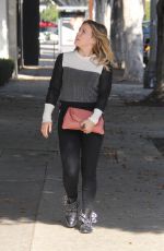 HILARY DUFF Out Shopping in Beverly Hills 10/26/2016