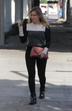 HILARY DUFF Out Shopping in Beverly Hills 10/26/2016