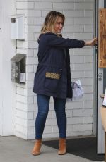 HILARY DUFF Out Shopping in Studio City 10/23/2016