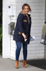 HILARY DUFF Out Shopping in Studio City 10/23/2016