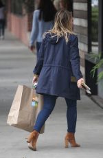 HILARY DUFF Out Shopping in Studio City 10/23/2016