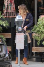 HILARY DUFF Out Shopping in Studio City 10/23/2016