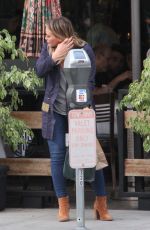 HILARY DUFF Out Shopping in Studio City 10/23/2016