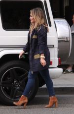 HILARY DUFF Out Shopping in Studio City 10/23/2016