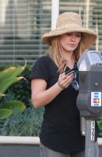 HILARY DUFF Out with Her Dog in west hollywood 10/09/2016