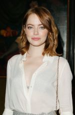 EMMA STONE at cfda/vogue Fashion Fund Fashion Show in Los Angeles 10/26/2016