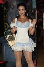 DEMI LOVATO as Dorothy at a Halloween Party 10/29/2016