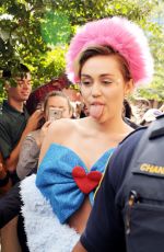 MILEY CYRUS at Campaigning for Hillary Clinton at George Mason University in Virginia 10/22/2016