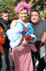 MILEY CYRUS at Campaigning for Hillary Clinton at George Mason University in Virginia 10/22/2016