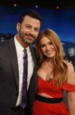 ISLA FISHER at Jimmy Kimmel Live 10/20/2016