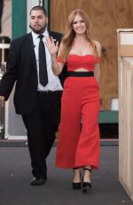 ISLA FISHER at Jimmy Kimmel Live in Hollywood 10/20/2016