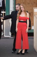ISLA FISHER at Jimmy Kimmel Live in Hollywood 10/20/2016
