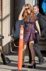 ISLA FISHER at Jimmy Kimmel Live in Hollywood 10/20/2016