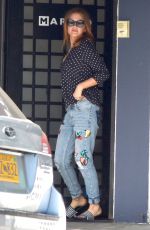 ISLA FISHER Out and About in West Hollywood 10/11/2016