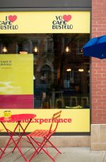 JACKIE CRUZ Promotes Cafe Bustelo Coffee in New York 10/21/2016