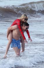 JAIME KING in Wetsuit at a Beach in Hawaii 10/23/2016