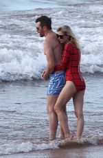 JAIME KING in Wetsuit at a Beach in Hawaii 10/23/2016