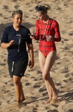 JAIME KING in Wetsuit at a Beach in Hawaii 10/23/2016
