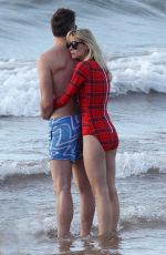 JAIME KING in Wetsuit at a Beach in Hawaii 10/23/2016