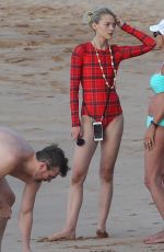 JAIME KING in Wetsuit at a Beach in Hawaii 10/23/2016