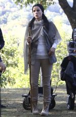 JAIMIE ALEXANDER on the Set of 