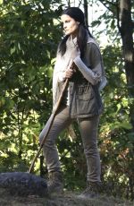 JAIMIE ALEXANDER on the Set of 