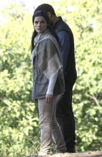JAIMIE ALEXANDER on the Set of 