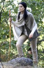 JAIMIE ALEXANDER on the Set of 