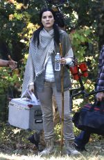 JAIMIE ALEXANDER on the Set of 