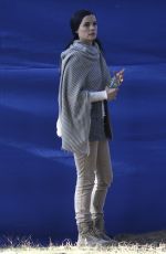 JAIMIE ALEXANDER on the Set of 