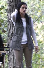 JAIMIE ALEXANDER on the Set of 