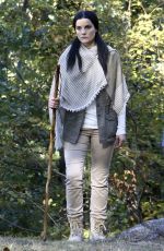 JAIMIE ALEXANDER on the Set of 
