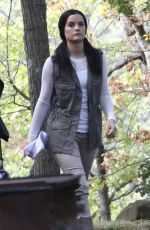 JAIMIE ALEXANDER on the Set of 