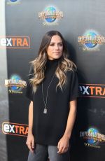 JANA KRAMER on the Set of Extra in Los Angeles 10/21/2016
