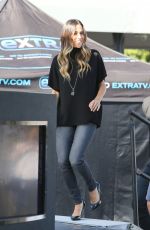 JANA KRAMER on the Set of Extra in Los Angeles 10/21/2016