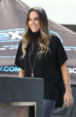 JANA KRAMER on the Set of Extra in Los Angeles 10/21/2016