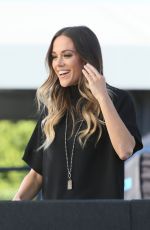 JANA KRAMER on the Set of Extra in Los Angeles 10/21/2016